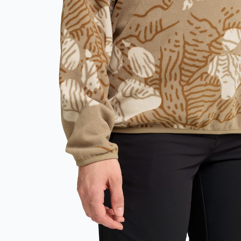 Women's fleece sweatshirt Jack Wolfskin Paw Era 100 Orint Half Zip paw hazel wood 6