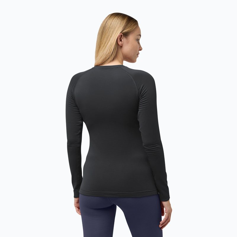 Women's thermal sweatshirt Jack Wolfskin Infinite Warm LS black 2