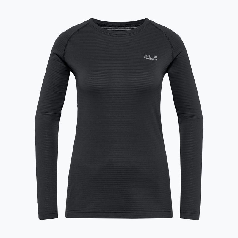 Women's thermal sweatshirt Jack Wolfskin Infinite Warm LS black 3