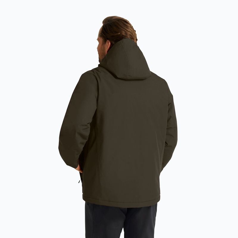 Men's insulated jacket Jack Wolfskin Wisper Ins obsidian moss 3