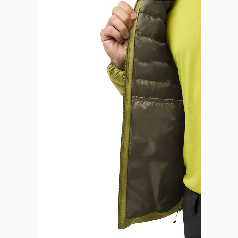 Men's down jacket Jack Wolfskin Passamani Down Hoody khaki green 4