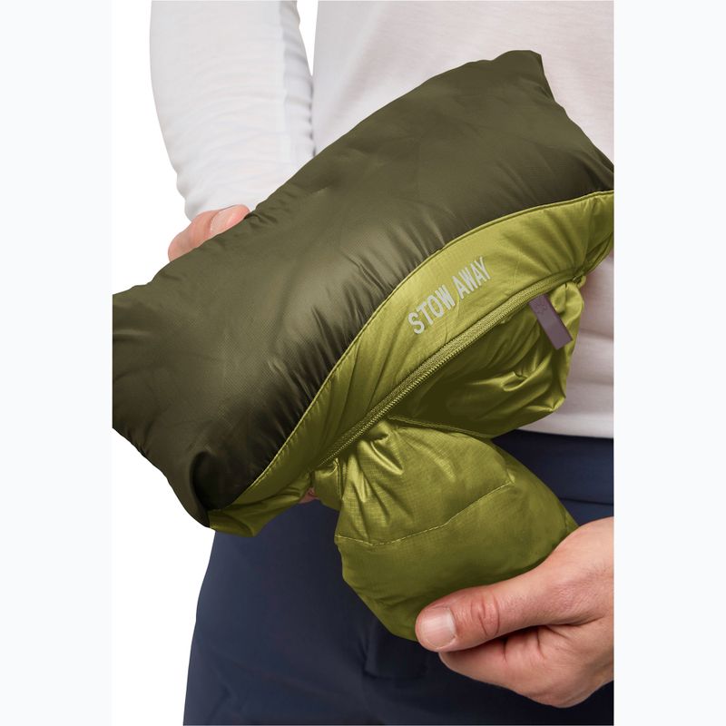Men's down jacket Jack Wolfskin Passamani Down Hoody khaki green 5