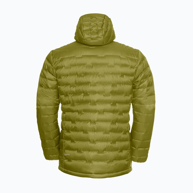 Men's down jacket Jack Wolfskin Passamani Down Hoody khaki green 7