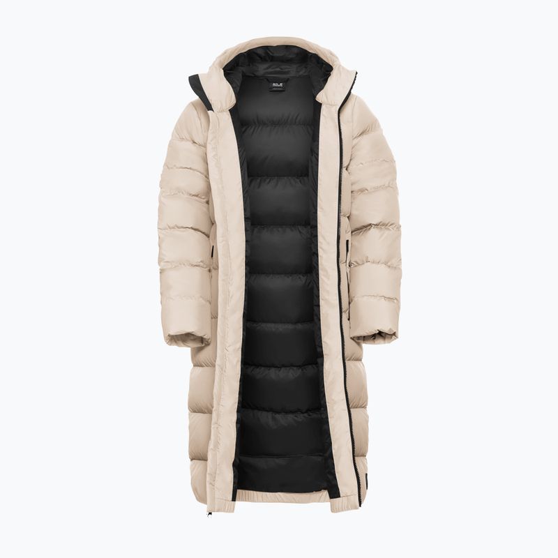 Women's down coat Jack Wolfskin Frozen Palace Coat oyster 8