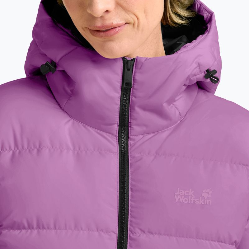 Women's down coat Jack Wolfskin Frozen Palace Coat vivid orchid 4