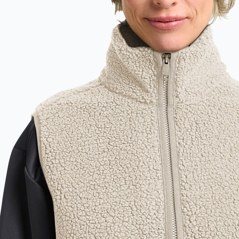 Women's gilet Jack Wolfskin High Curl oyster 4