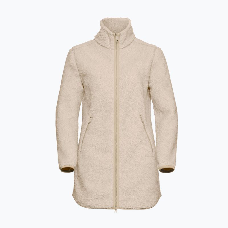 Women's fleece sweatshirt Jack Wolfskin High Curl Coat oyster 7
