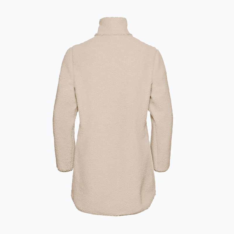 Women's fleece sweatshirt Jack Wolfskin High Curl Coat oyster 8