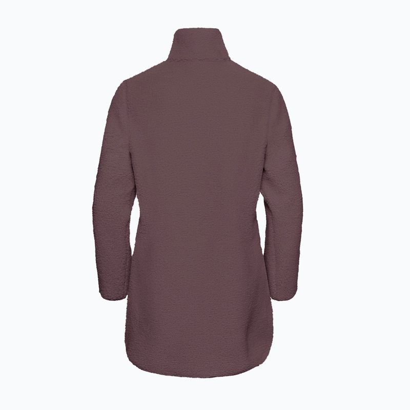 Women's fleece sweatshirt Jack Wolfskin High Curl Coat sheer plum 8