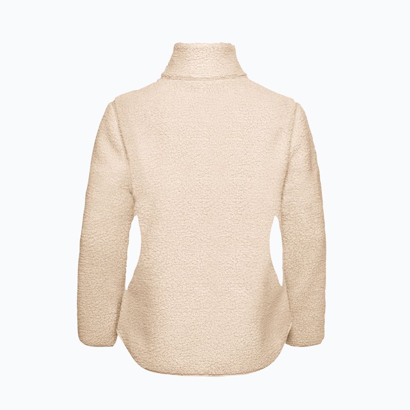 Women's fleece sweatshirt Jack Wolfskin High Curl oyster 8