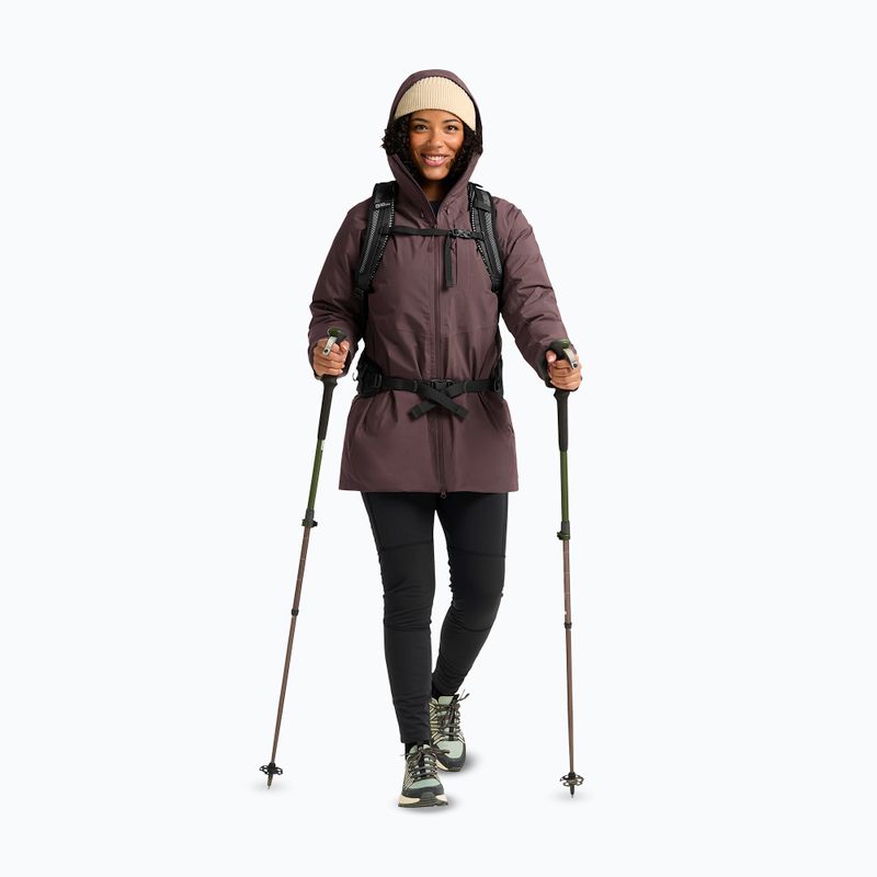 Women's down jacket Jack Wolfskin Icecape 2L Down Ins Rds sheer plum 2