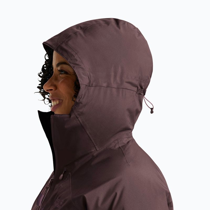 Women's down jacket Jack Wolfskin Icecape 2L Down Ins Rds sheer plum 4