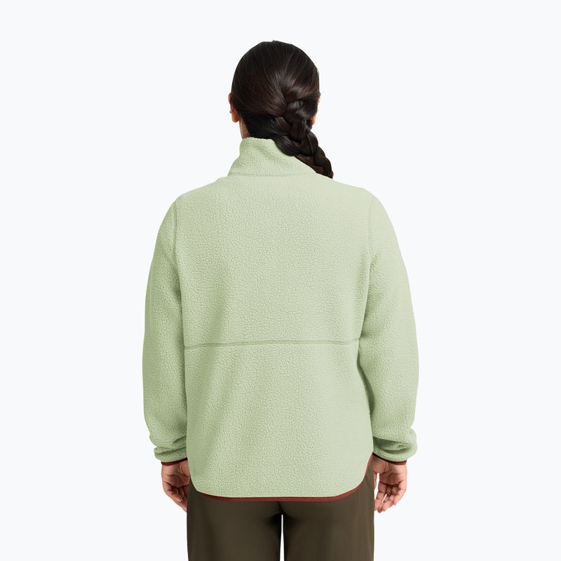 Women's fleece sweatshirt Jack Wolfskin Lite Curl Full Zip melon 3