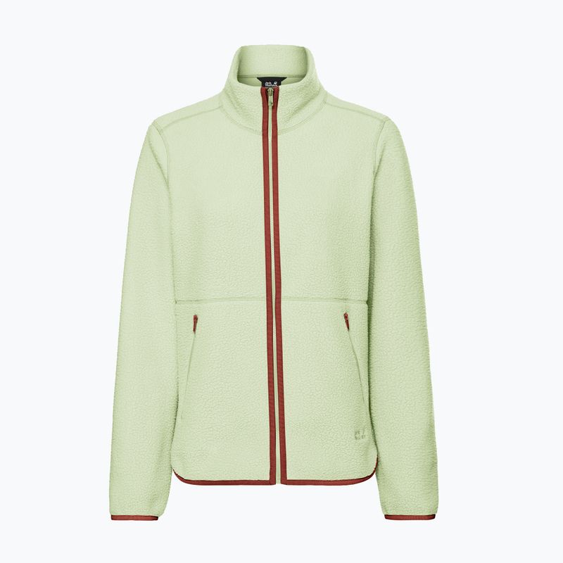 Women's fleece sweatshirt Jack Wolfskin Lite Curl Full Zip melon 7