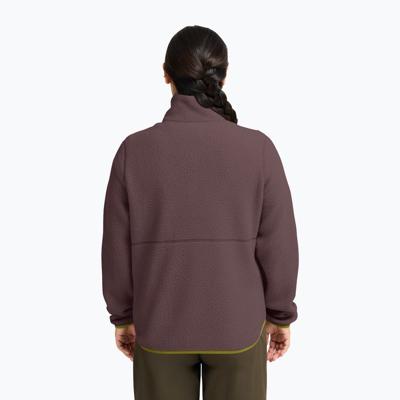 Women's fleece sweatshirt Jack Wolfskin Lite Curl Full Zip sheer plum 3