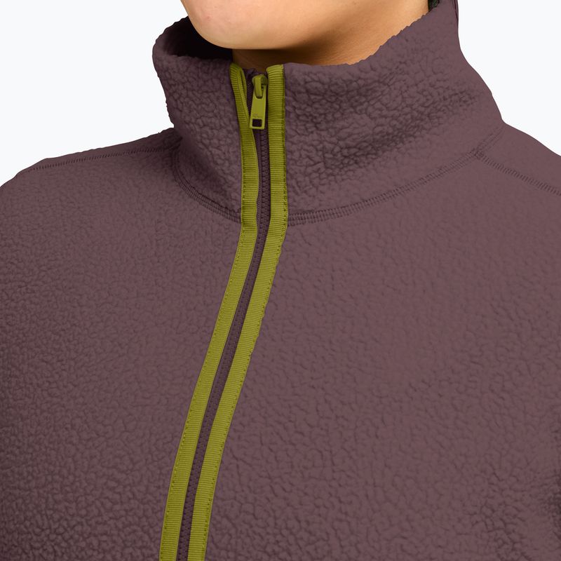 Women's fleece sweatshirt Jack Wolfskin Lite Curl Full Zip sheer plum 4