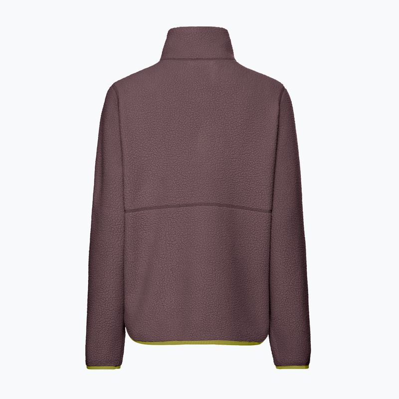 Women's fleece sweatshirt Jack Wolfskin Lite Curl Full Zip sheer plum 8