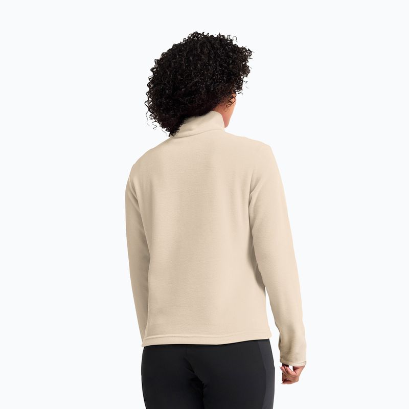 Women's fleece sweatshirt Jack Wolfskin Taunus 100 Half Zip oyster 3