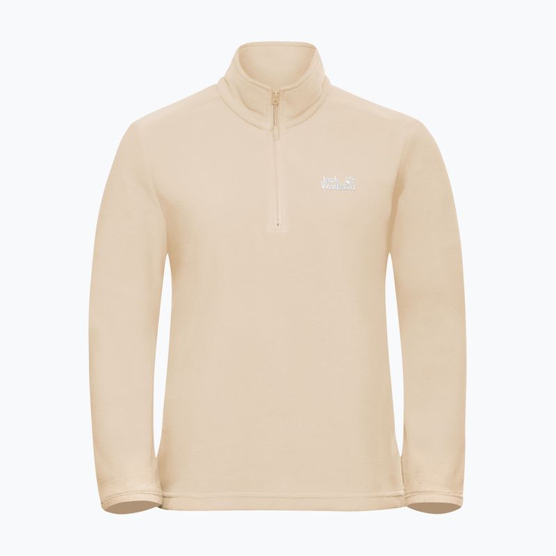 Women's fleece sweatshirt Jack Wolfskin Taunus 100 Half Zip oyster 5