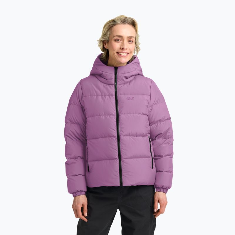 Women's down coat Jack Wolfskin Frozen Palace vivid orchid