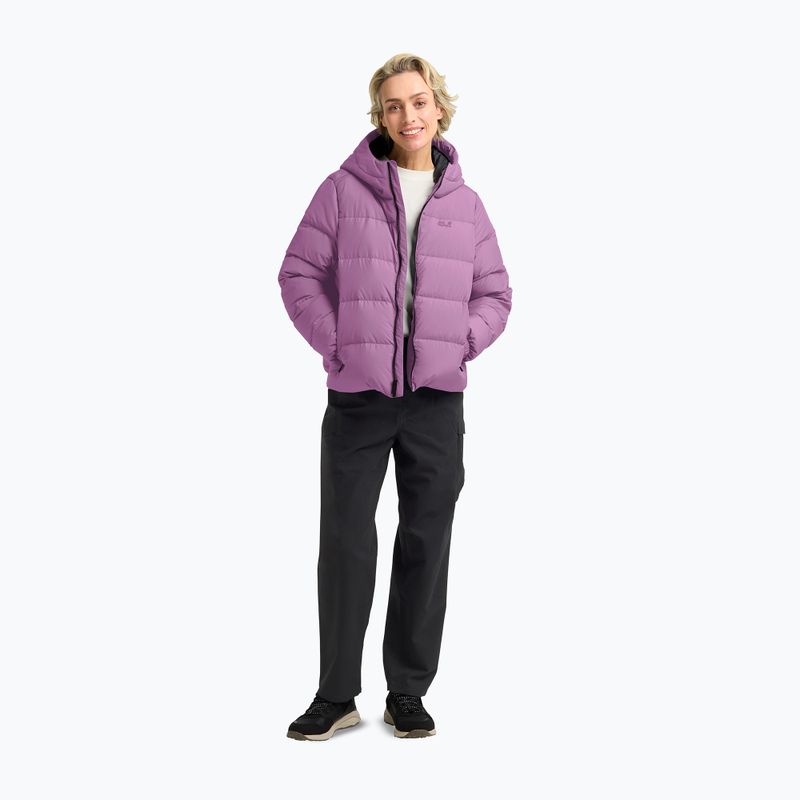 Women's down coat Jack Wolfskin Frozen Palace vivid orchid 2
