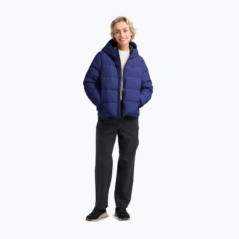 Women's down coat Jack Wolfskin Frozen Palace glow ink 2