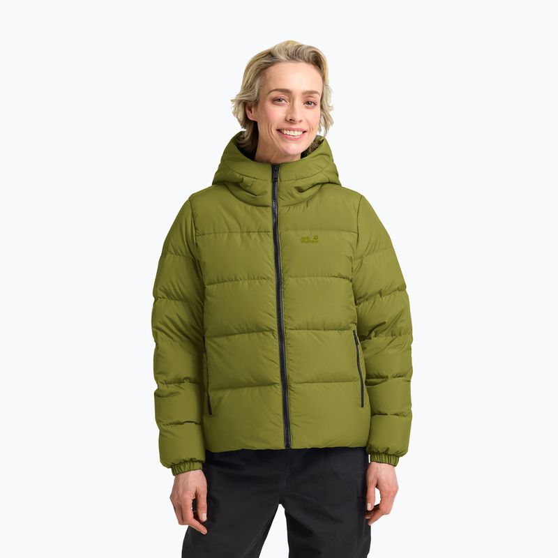 Women's down coat Jack Wolfskin Frozen Palace khaki green