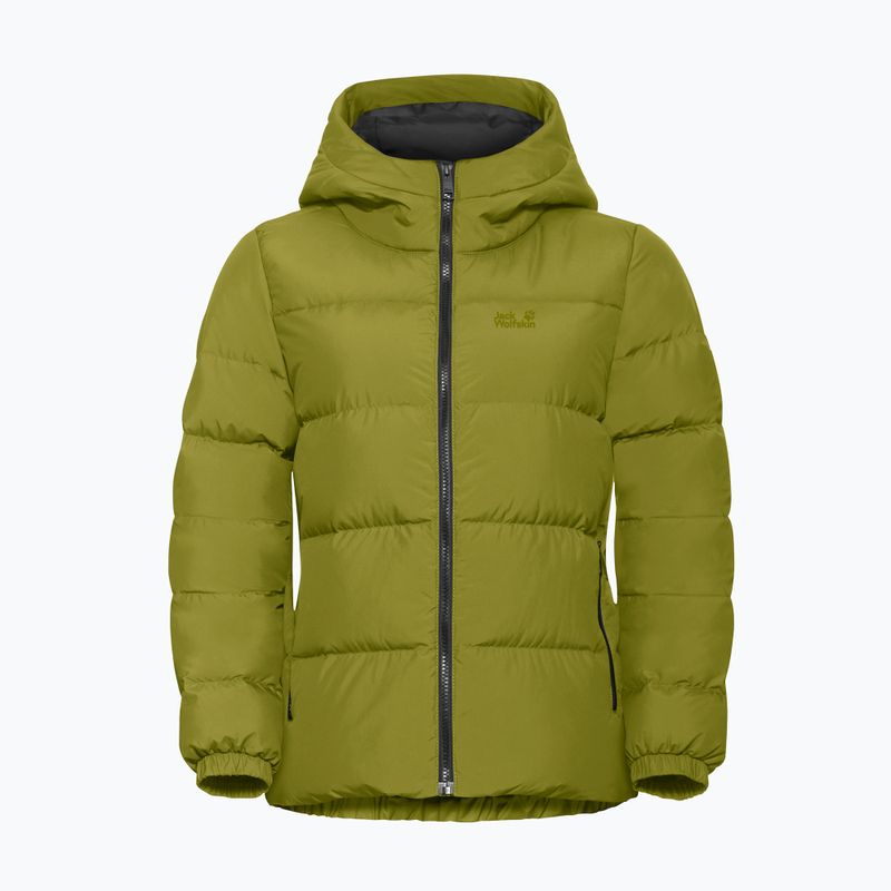 Women's down coat Jack Wolfskin Frozen Palace khaki green 7