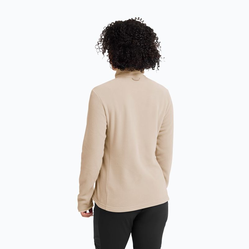 Women's fleece sweatshirt Jack Wolfskin Taunus 100 Full Zip oyster 3