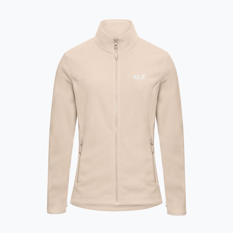 Women's fleece sweatshirt Jack Wolfskin Taunus 100 Full Zip oyster 7