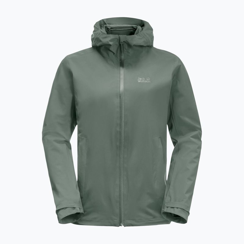 Jack Wolfskin women's hardshell jacket Pack & Go Shell green 1111514_4311 7