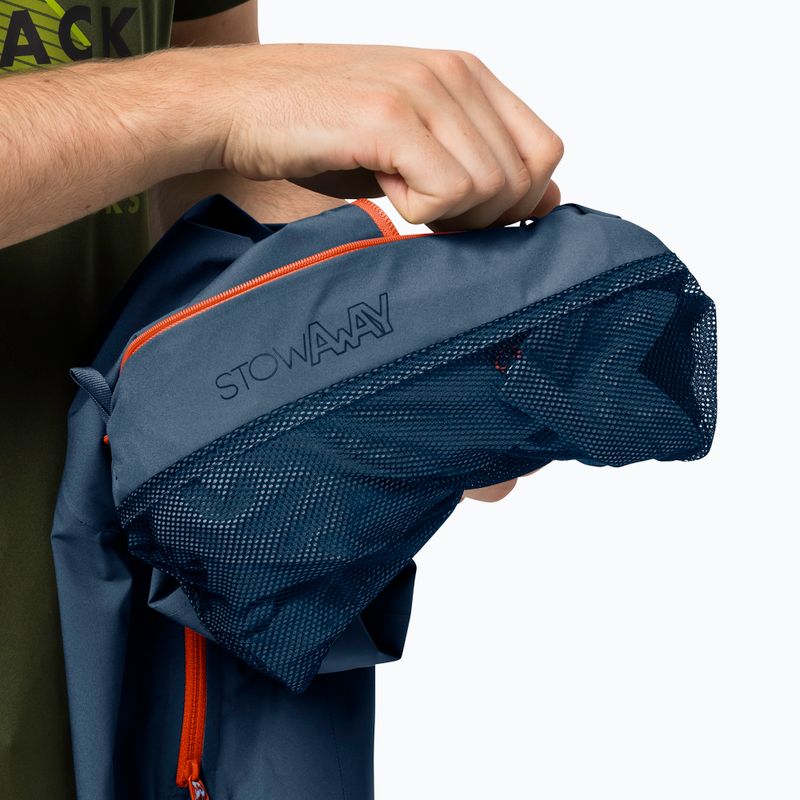Jack Wolfskin men's Highest Peak 2.5L rain jacket navy blue 1114961_1383 6