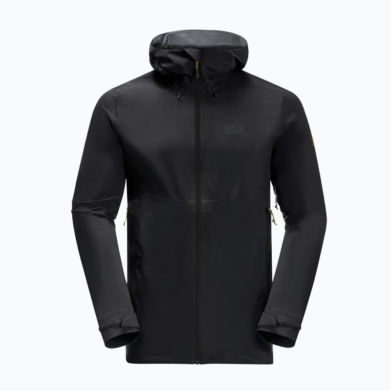 Jack Wolfskin men's hardshell jacket Highest Peak 2.5L black 1114961_6000 6