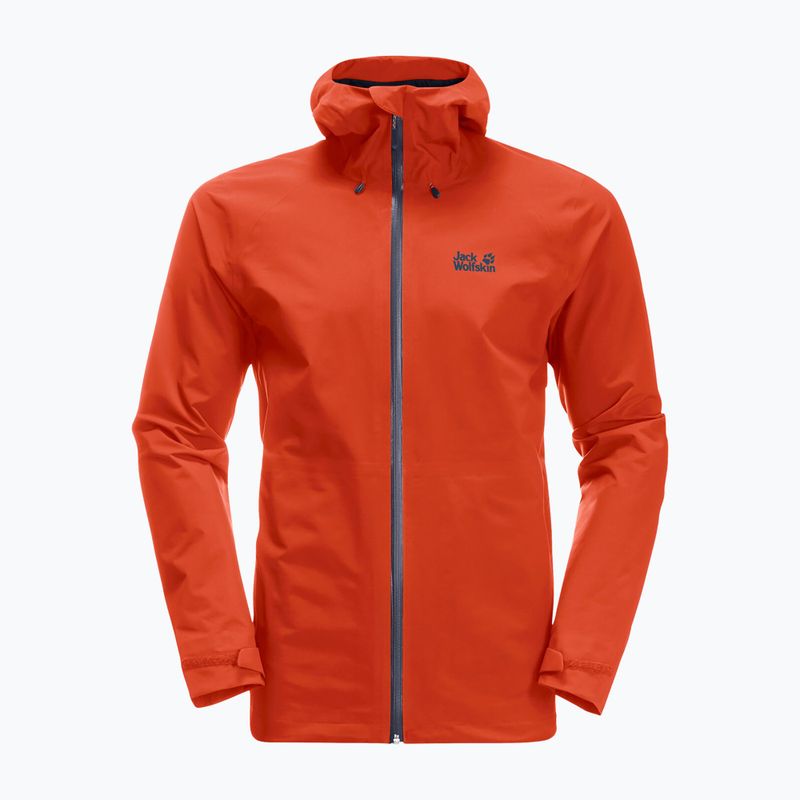 Jack Wolfskin men's hardshell jacket Highest Peak orange 1115131_3017 5