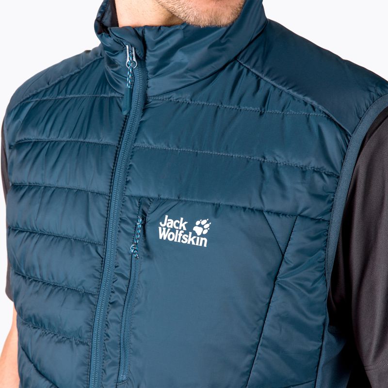 Jack Wolfskin Routeburn men's trekking waistcoat navy blue 1205435_1383 4