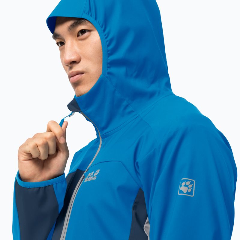 Jack Wolfskin Eagle Peak II men's softshell jacket blue 1306911_1361 4