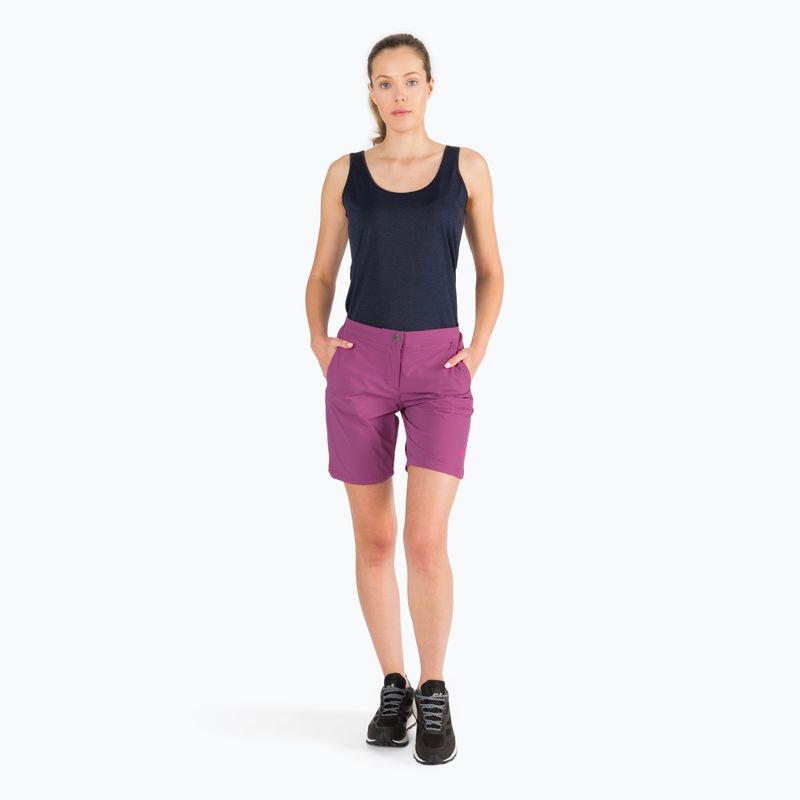 Jack Wolfskin Hilltop Trail women's trekking shorts purple 1505461_2094 8