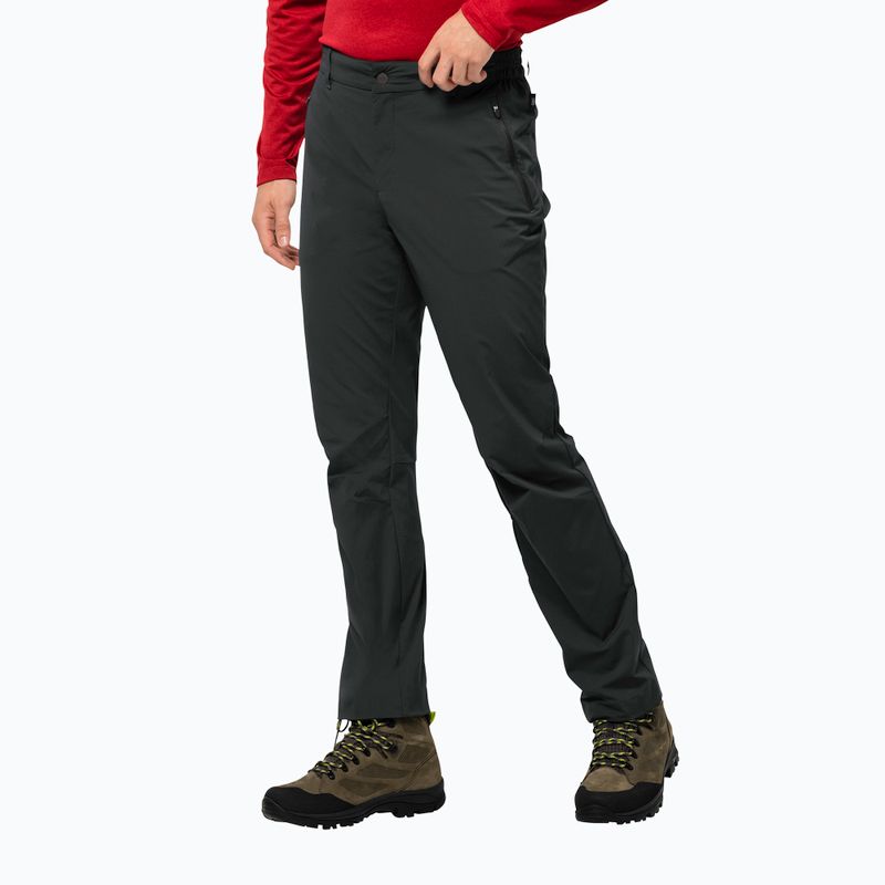 Jack Wolfskin Peak men's softshell trousers black 1507491_6000