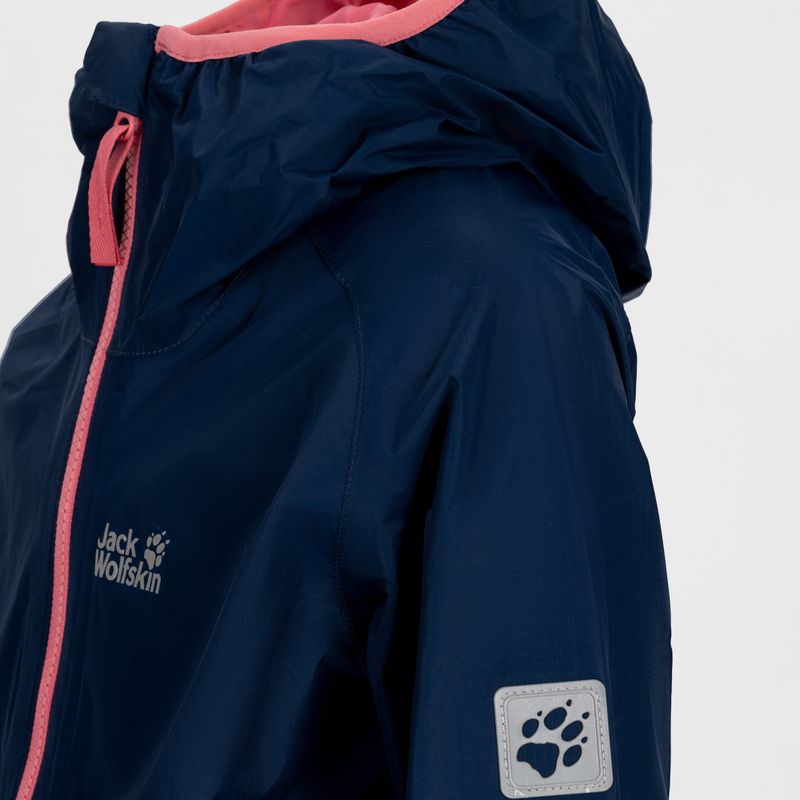 Jack Wolfskin Rainy Days children's rain jacket navy blue 1604815_1024 4