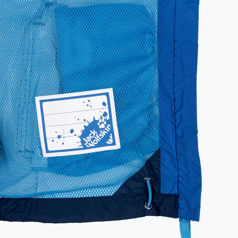 Jack Wolfskin Rainy Days children's rain jacket blue 1604815_1201 6