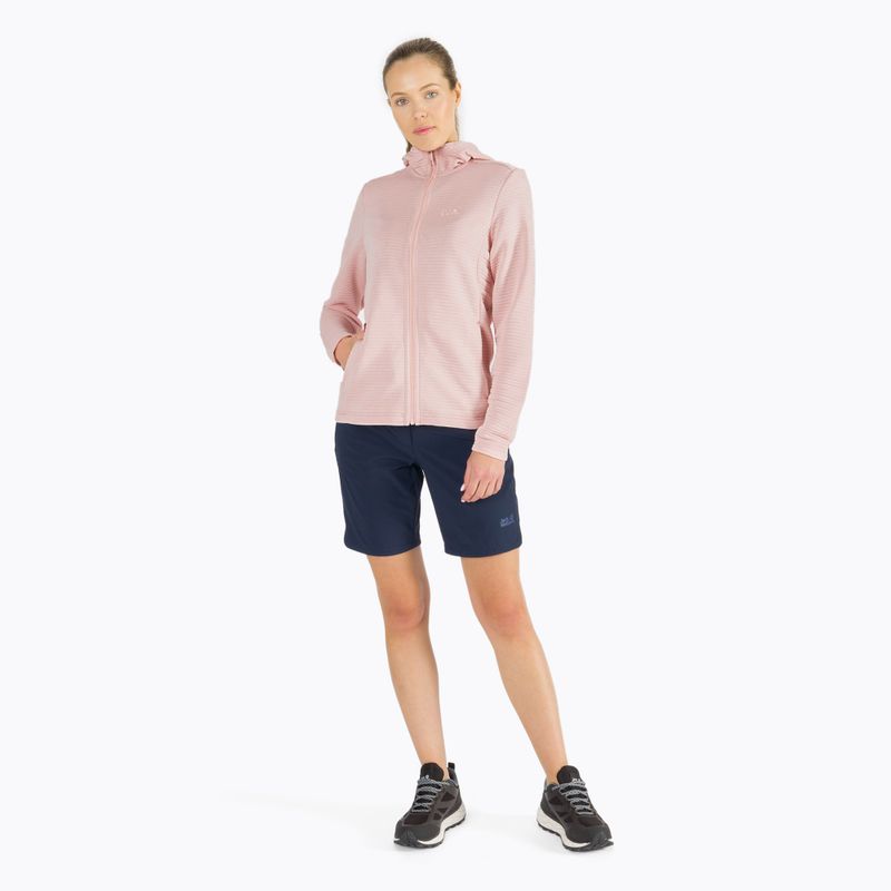 Jack Wolfskin women's Modesto fleece sweatshirt pink 1706253_2157 7