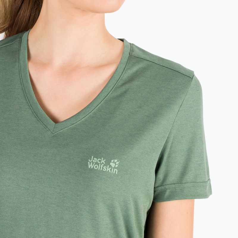 Jack Wolfskin women's trekking t-shirt Crosstrail green 1801692_4311 4