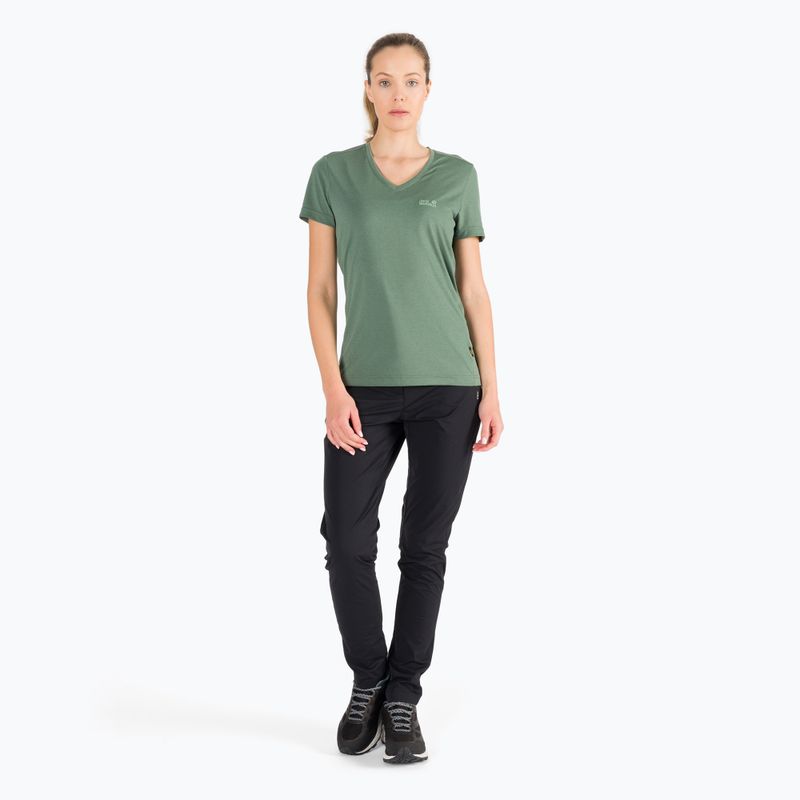 Jack Wolfskin women's trekking t-shirt Crosstrail green 1801692_4311 6
