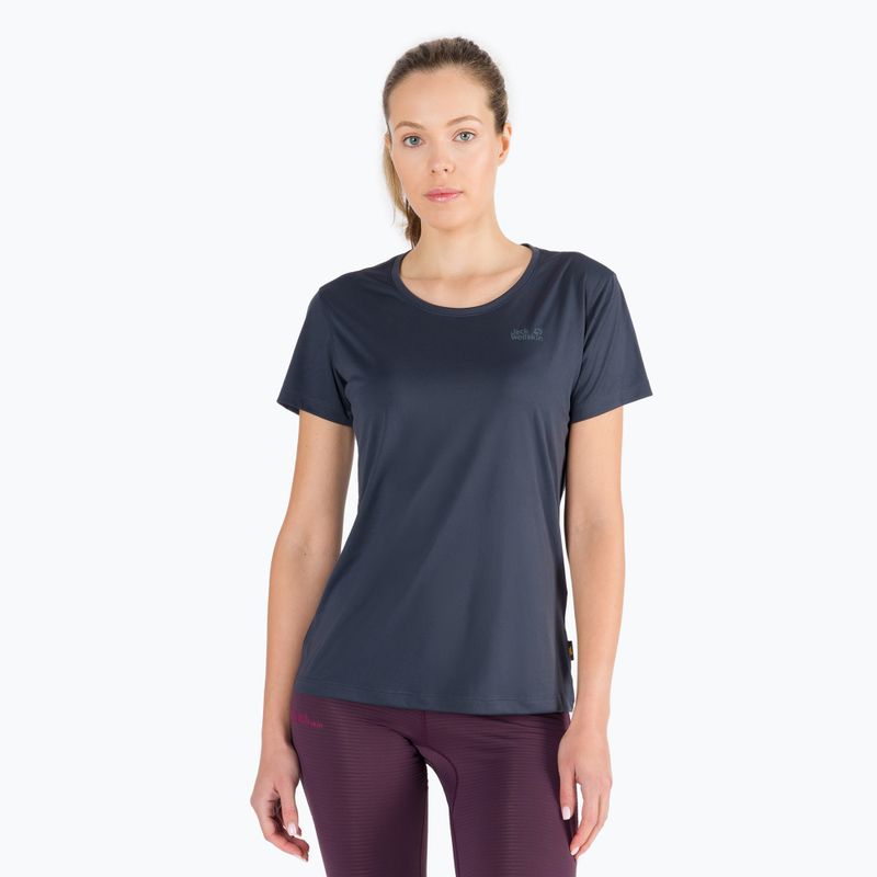 Jack Wolfskin women's trekking T-shirt Tech dark grey 1807121_1389