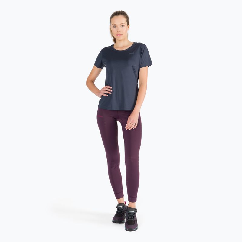Jack Wolfskin women's trekking T-shirt Tech dark grey 1807121_1389 5
