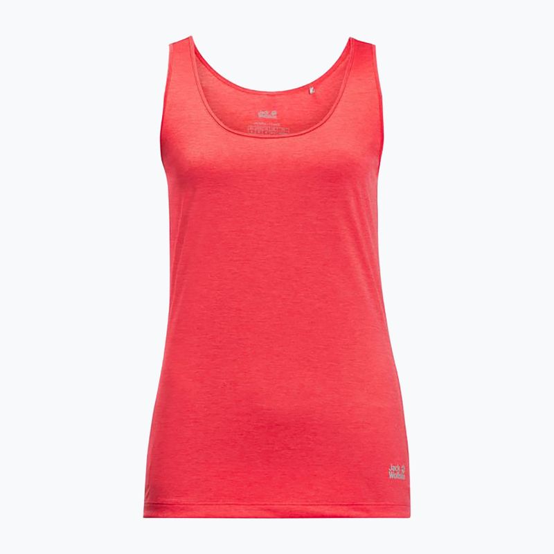 Jack Wolfskin women's trekking t-shirt Pack & Go Tank red 1807282_2058 6