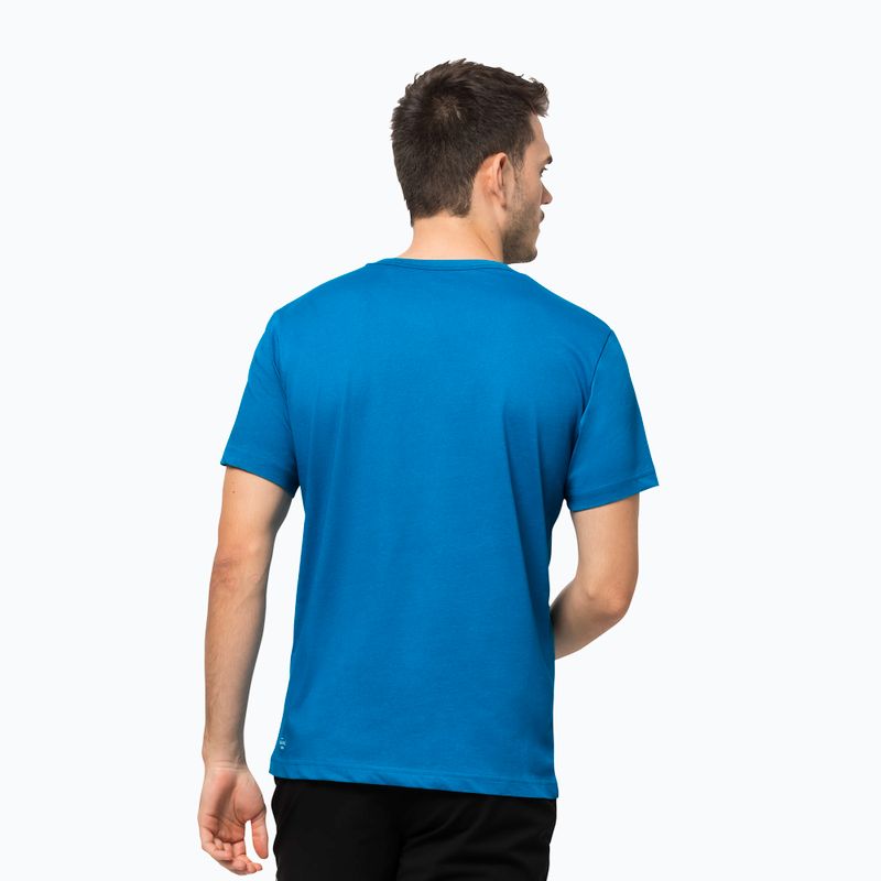 Jack Wolfskin men's Ocean Trail trekking t-shirt blue 1808621_1361 2