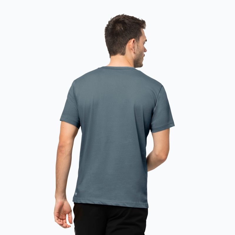 Jack Wolfskin men's trekking t-shirt Ocean Trail grey 1808621_6098 2