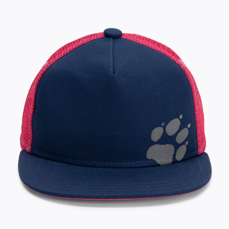 Jack Wolfskin Rib Paw children's baseball cap navy blue and pink 1907641_1225 4