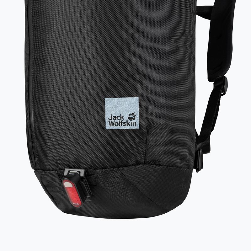 Jack Wolfskin Helsinki Rolltop 18 l ultra black city backpack 6